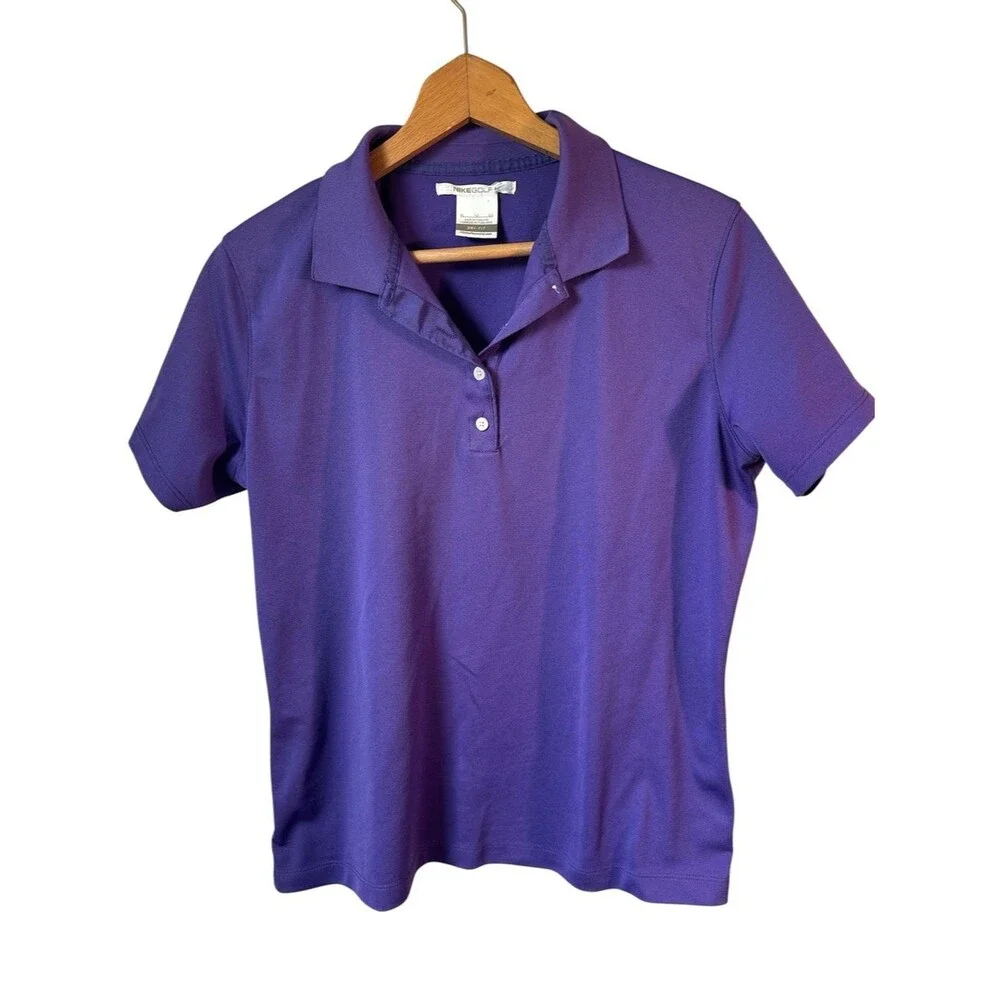 Nike Women's Golf Polo Purple XL Athleisure pickleball tennis sporty